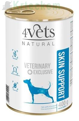4Vets Dog Skin Support 12x400 g SLEVA 2%