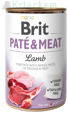 BRIT PATE & MEAT LAMB 12x800g