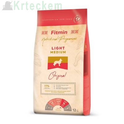 Fitmin Medium Light krmivo 12 kg + PŘEKVAPENÍ ZDARMA !!!