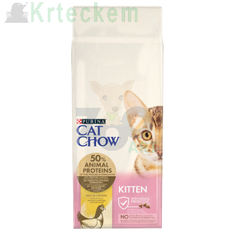PURINA Cat Chow Kitten Chicken 2x15kg ZAHRNUJE -3%