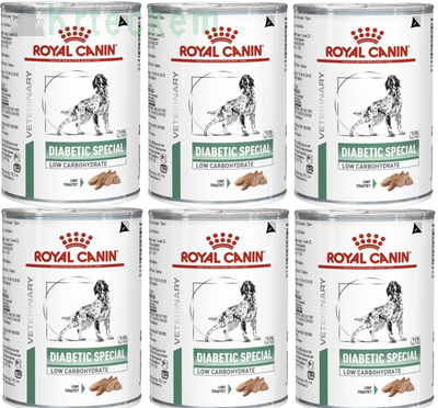 ROYAL CANIN Diabetic Special Low Carbohydrate 6x410g konzerva