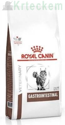 Royal Canin Veterinary Diet Cat Gastrointestinal 4 kg + PŘEKVAPENÍ PRO KOČKU !!!!!!!!!!
