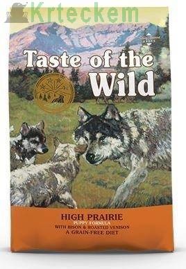 TASTE OF THE WILD High Prairie Puppy 12,2kg + Překvapení pro psa