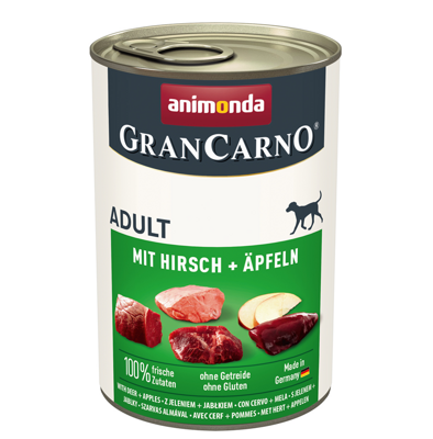 ANIMONDA GranCarno Adult Dog Příchuť: jelen a jablko 12x400g