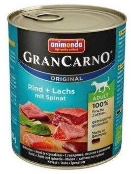 Animonda Gran Carno Adult hovězí & losos & špenát 800 g