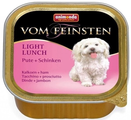 Animonda Paštika Dog Light Lunch krůta + šunka 150g