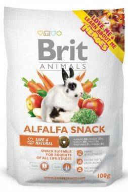 BRIT Animals Alfalfa Snack pro hlodavce 100g