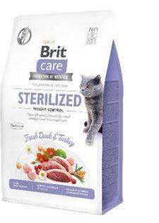 Brit Care Cat Grain Free Sterilized and Weight Control 2x7 kg SLEVA 3%
