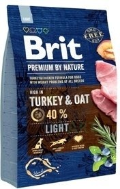 Brit Premium By Nature Light 3kg + Překvapení pro psa