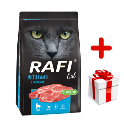 DOLINA NOTECI Rafi Cat suché krmivo pro kočky s jehněčím masem 7kg  + PŘEKVAPENÍ ZDARMA !!!              