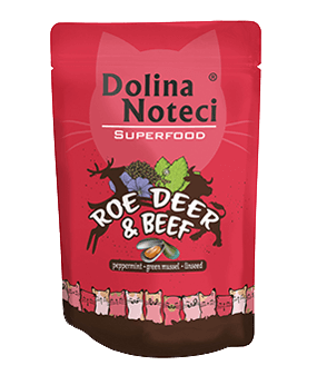 DOLINA NOTECI Superfood srnčí a hovězí maso sáček 85g