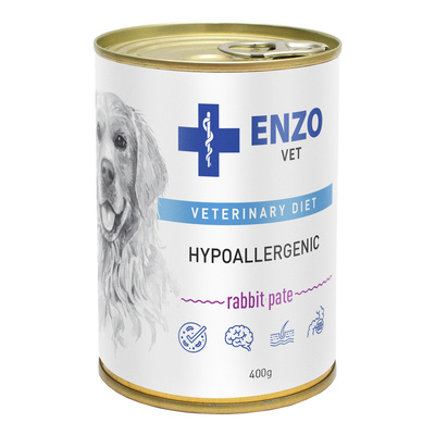 ENZO VET Hypoallergenic hypoalergenní dieta s králíkem pro psy 16x400g