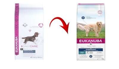 EUKANUBA Daily Care Overweight Adult Dog 2x12kg