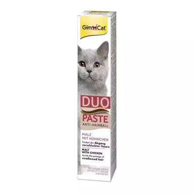GIMBORN Gim Cat Paste Anti-Hairball Duo slad s kuřecím masem 50g 