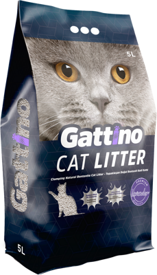 Gattino Lavender Scented Cat litter 6x5L
