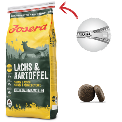 JOSERA Lachs & Kartoffel -Grain Free 12,5kg + PŘEKVAPENÍ ZDARMA !!!