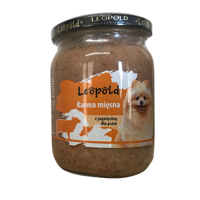 Leopold krmivo pro psy s jehněčím masem 6x500g 