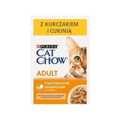 PURINA Cat Chow Adult Kuře a cuketa 26x85g sáček