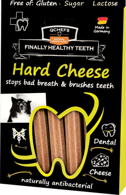 QCHEFS Tvrdý sýr pro ústní hygienu 100g
