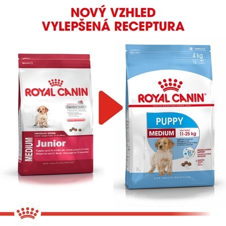ROYAL CANIN Medium Puppy 15kg + ROYAL CANIN 12x85g GRATIS !!!!