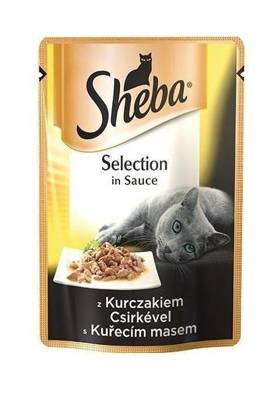 SHEBA Selection s kuřecím masem v omáčce 85g sáček