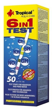 Testovací proužek TROPICAL 6 v 1 (50 proužků)