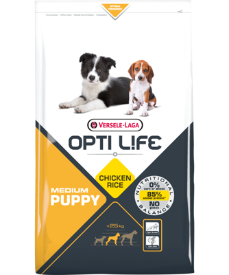 VERSELE-LAGA Opti Life Puppy Medium 1kg - s kuřecím masem - pro štěňata středních plemen           