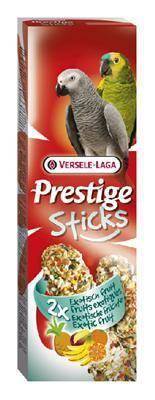 VERSELE LAGA Prestige Sticks Parrots Exotic Fruit 140g - baňky s exotickým ovocem pro velké papoušky